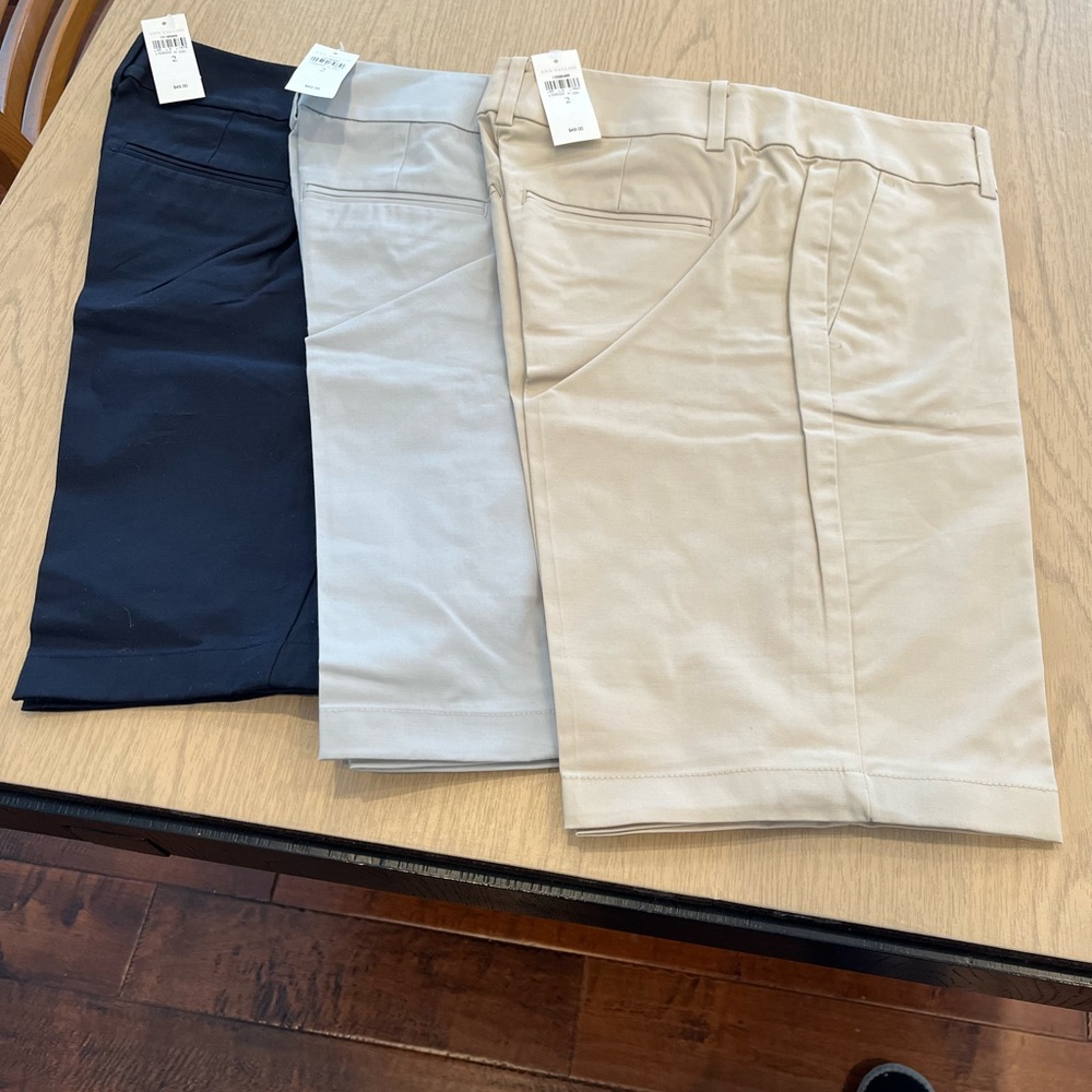 Ann taylor boardwalk shorts size 4 and 2